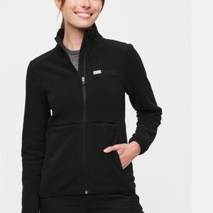 Figs Women's Black with fleece Jacket